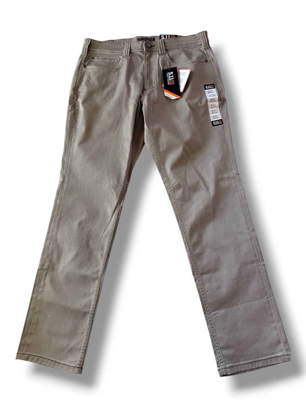 5.11 Tactical Defender-Flex Slim Pants 74464 in Stone Size 34X32 NWT - Picture 2 of 9